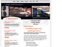 Tablet Screenshot of jordanaudio.com